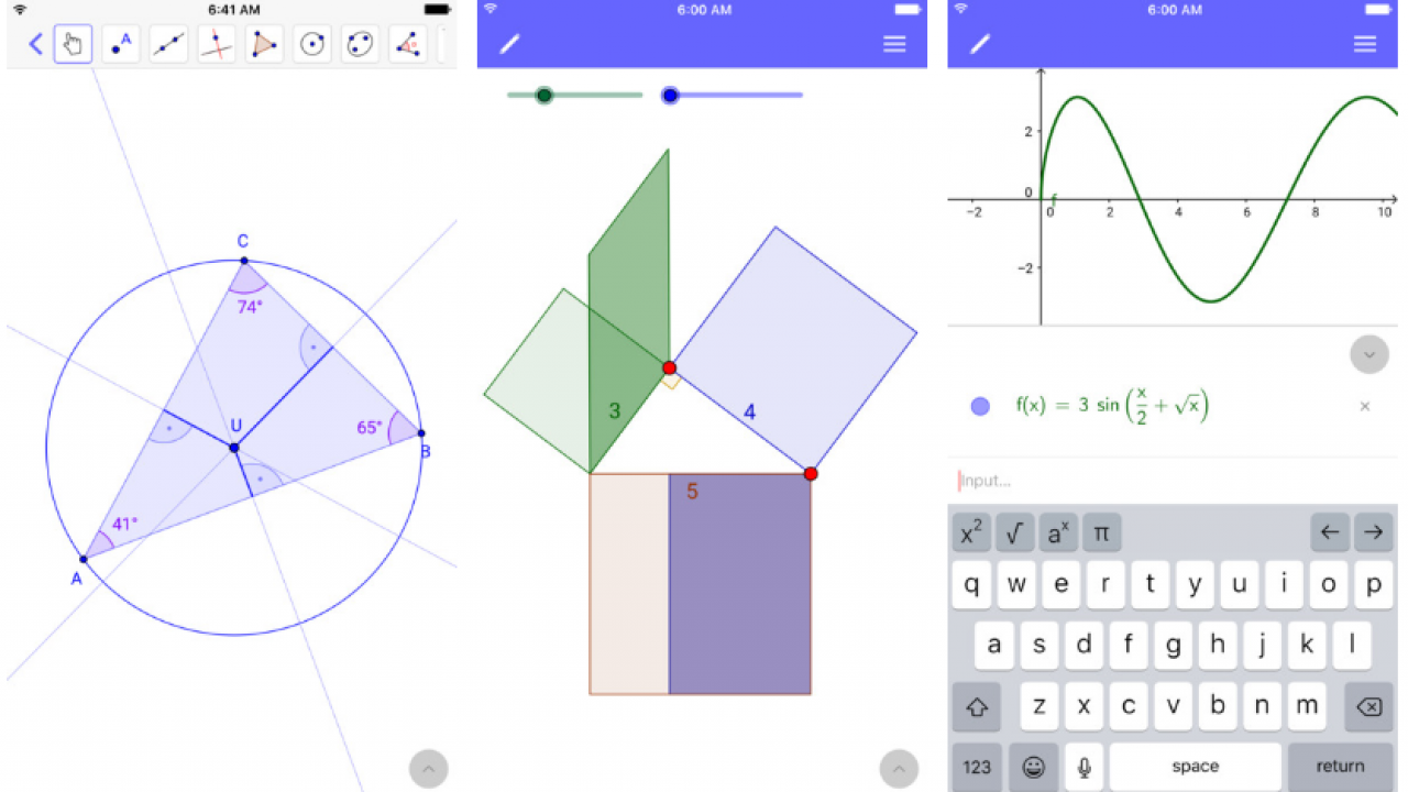 تطبيق Geometry Calculator لحساب ورسم أبعاد الأشكال الهندسية  عالم 