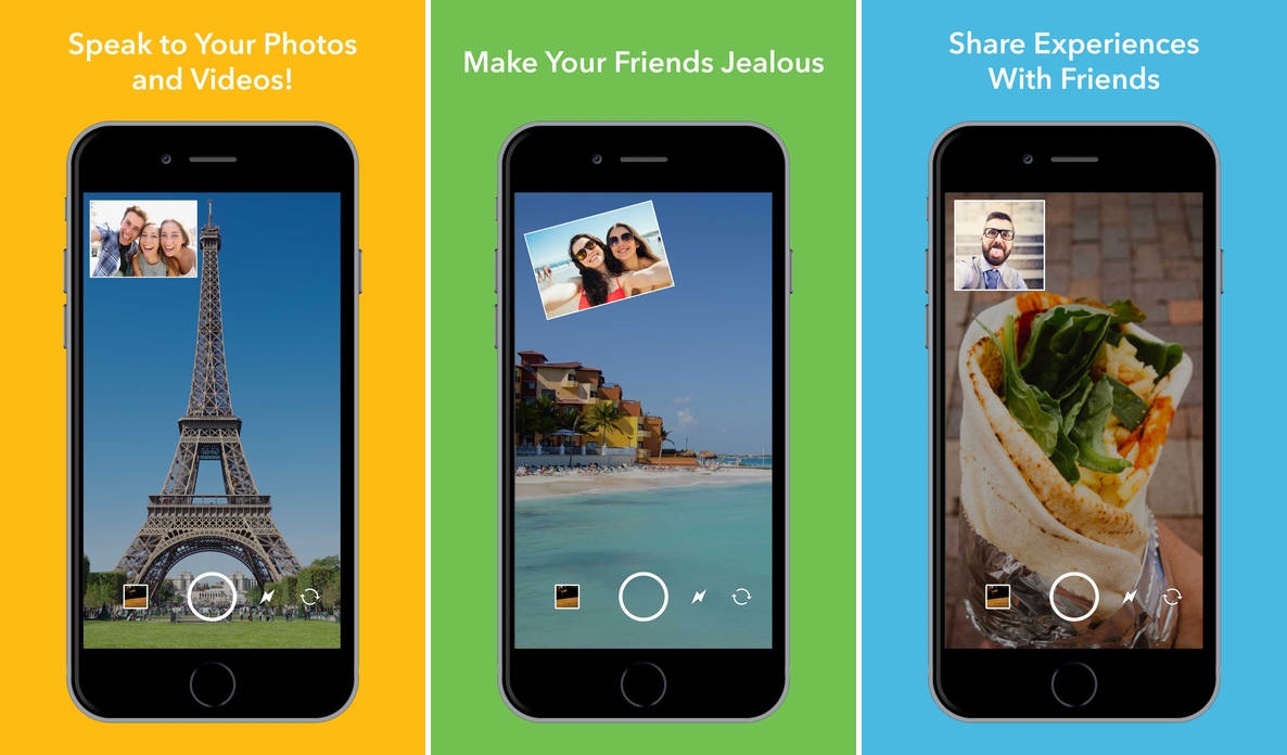 تطبيق ClippyCam لإلتقاط صورة وفيديو من كلا الكاميراتين وبنفس الوقت