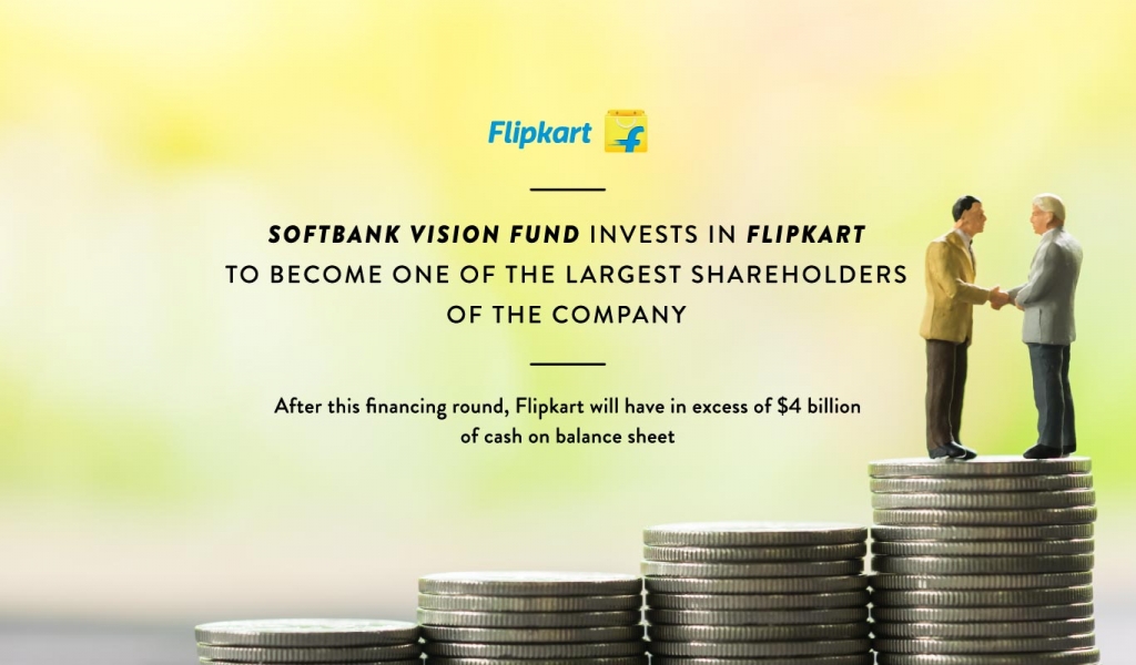 Softbank Vision Fund invests in Flipkart
