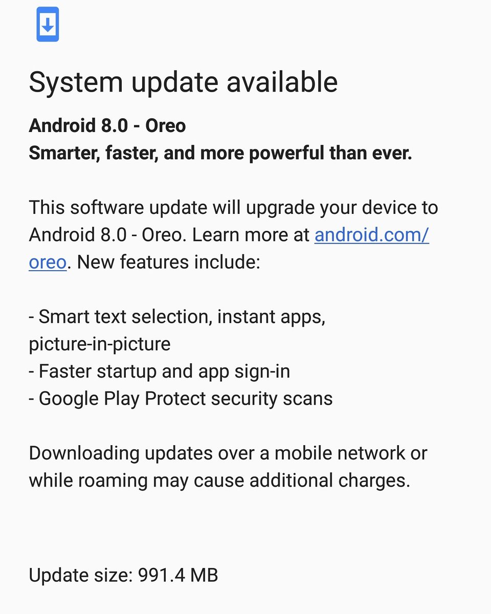 تحديث اندرويد أوريو 8.0 متاح لهواتف Pixel و Nexus
