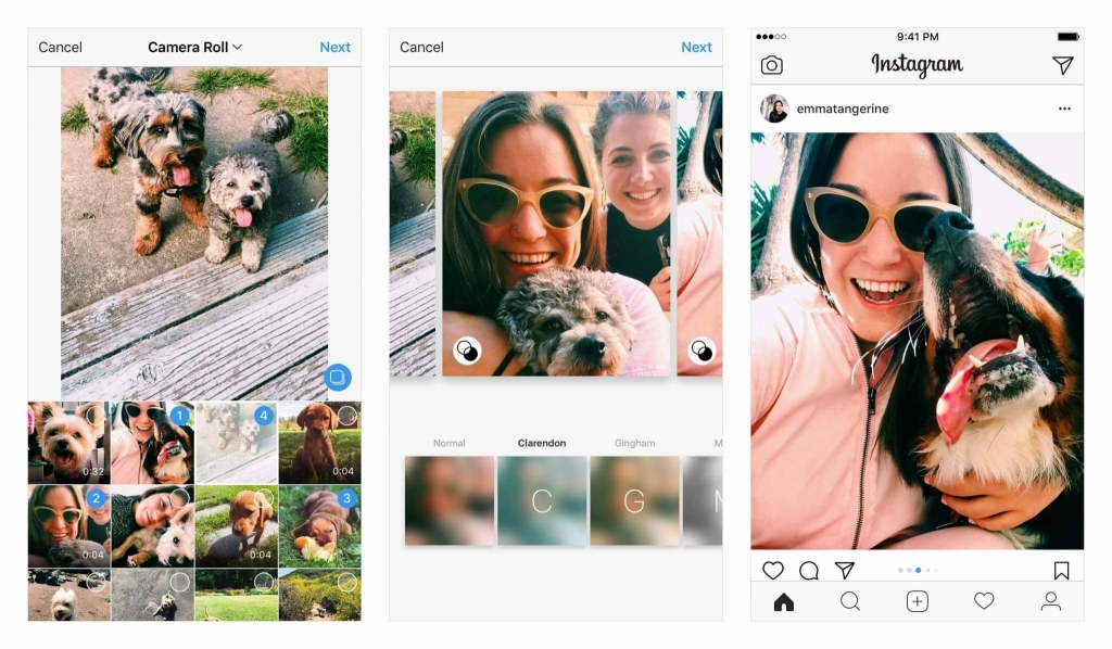 Instagram now lets you post landscape and portrait photo albums