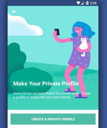 Facebook is testing a private profile