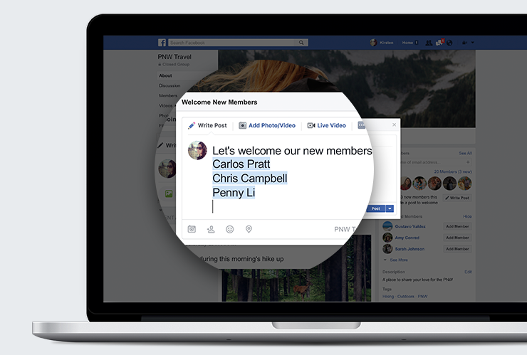 فيس بوك تقدم أدوات جديدة لمدراء المجموعات