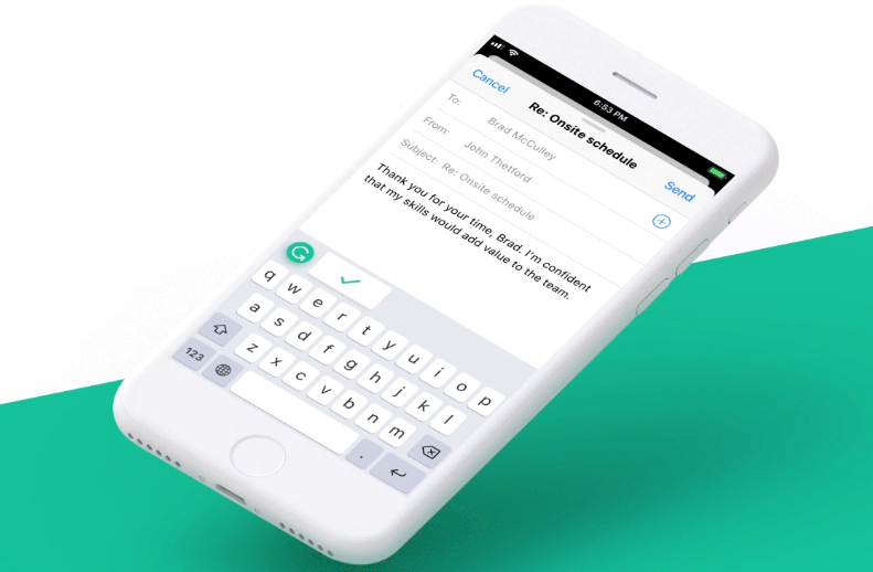 Grammarly تُطلق لوحة مفاتيحها على iOS