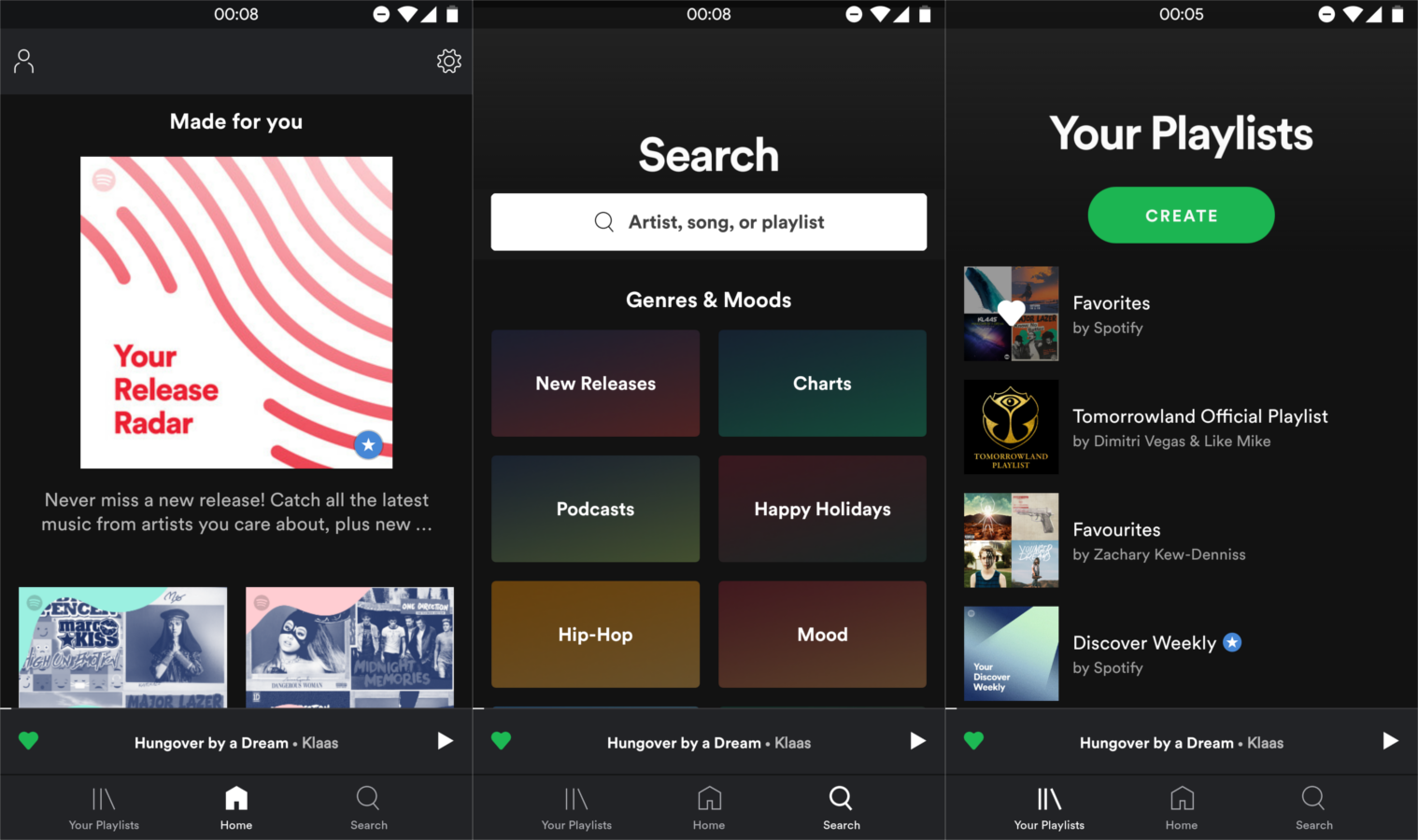 تطبيق Spotify يختبر واجهة مستخدم جديدة في أندرويد