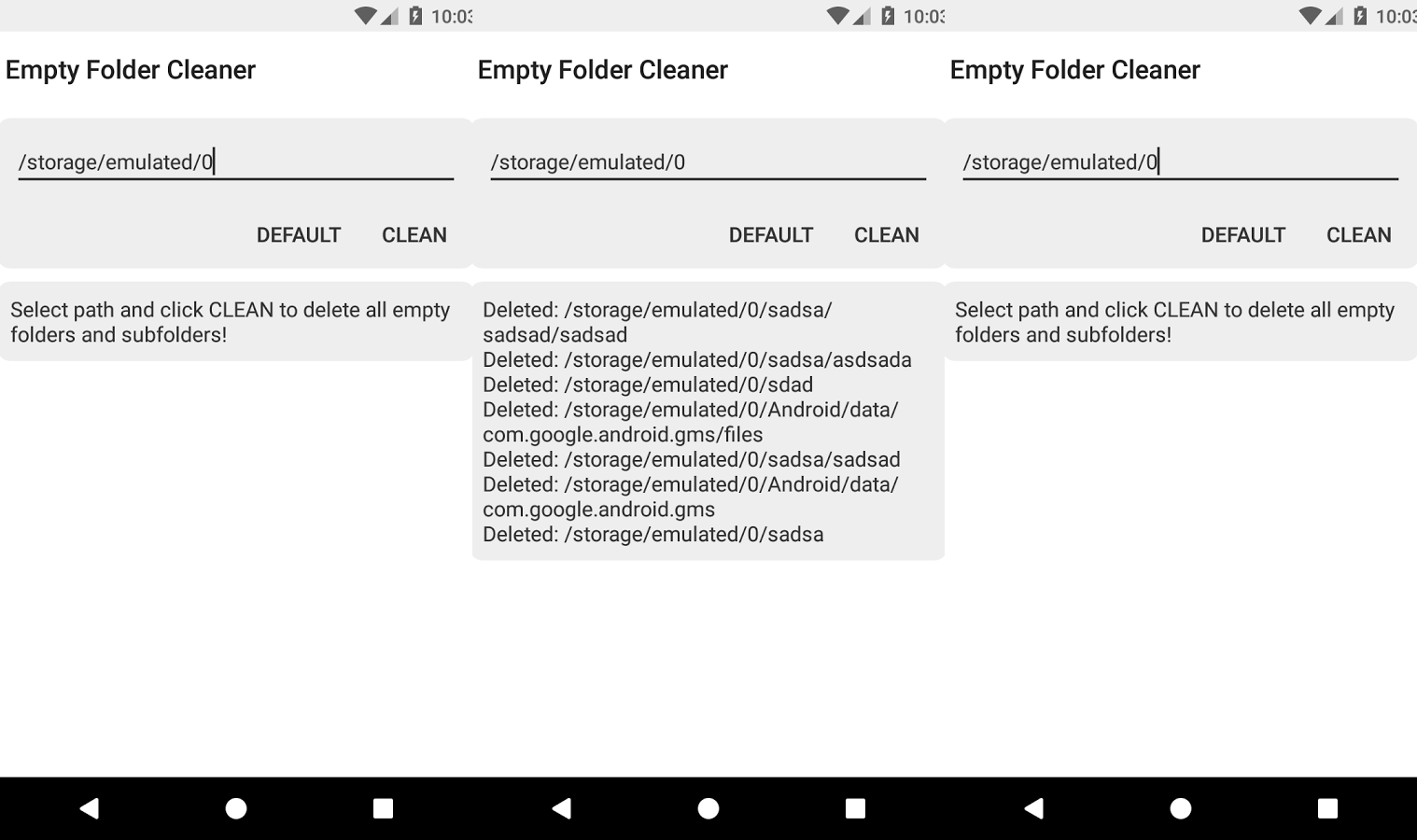 تطبيق Empty Folder Cleaner لحذف المجلدات الفارغة في أندرويد