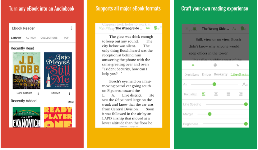 تطبيق Audiobook Reader الجديد لتحويل أي كتاب إلكتروني إلى كتاب مسموع