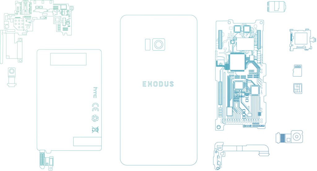 إتش تي سي تُعلن عن تطويرها لهاتف HTC Exodus بتقنية بلوك تشين