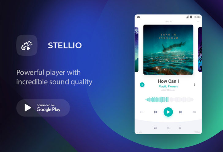Stellio Player مُشغّل موسيقى قوي قابل للتخصيص بشكل كامل