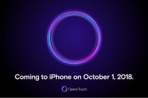 متصفّح Opera Touch قادم على آيفون الشهر القادم