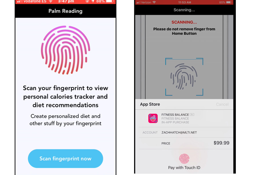 تطبيقات لياقة على iOS استغلت ميزة الحماية Touch ID وخدعت المستخدمين لدفع 99$
