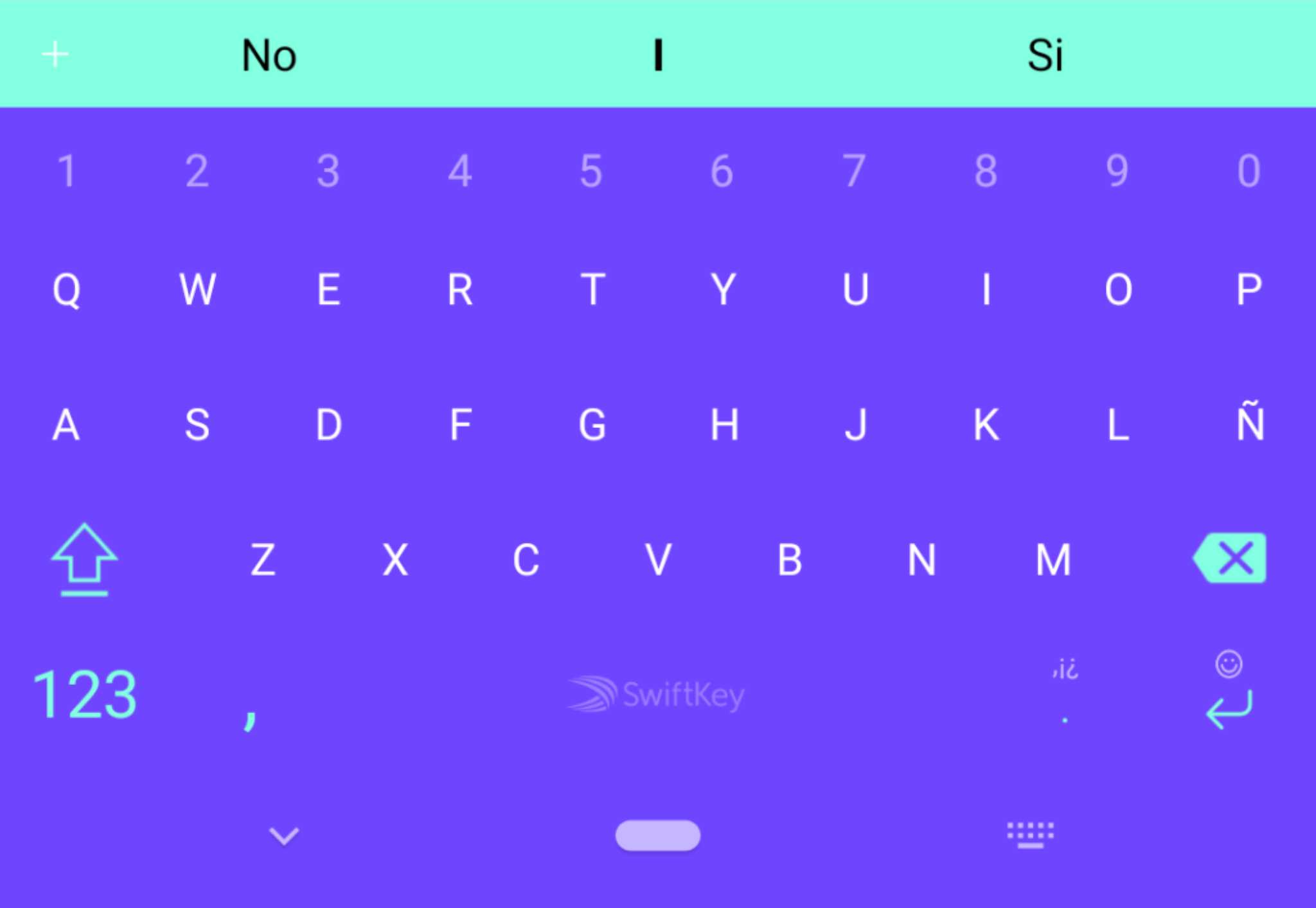 لوحة سويفتكي تدعم تلوين شريط التنقل بناءً على لون خلفية المفاتيح