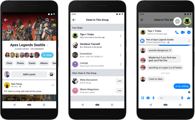 فيسبوك تُعيد تصميم تطبيقها الرئيسي مع التركيز على تبويبي "المجموعات والأحداث"