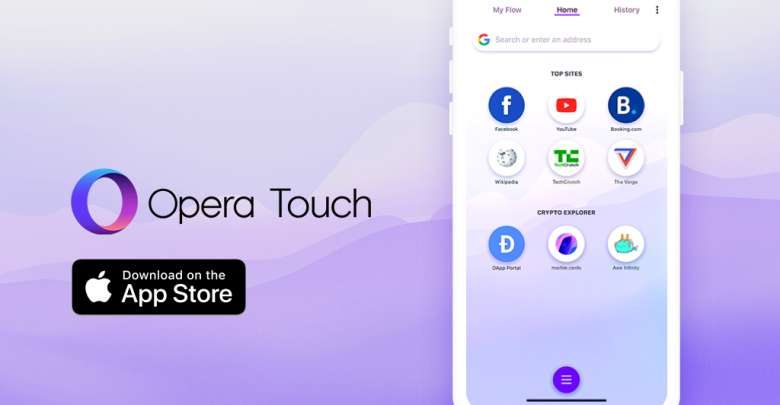 أوبرا تُعلن رسميًا عن دعم بلوك شين في متصفّحها Opera Touch على iOS