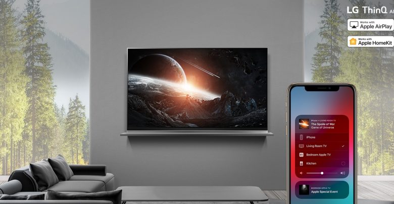 LG - تلفزيونات إل جي 2019 ستبدأ دعم AirPlay 2 و HomeKit من آبل