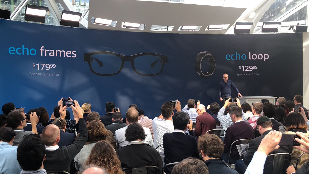 امازون تكشف عن النظارة الذكية Echo Frames و الخاتم الذكي Echo Loop