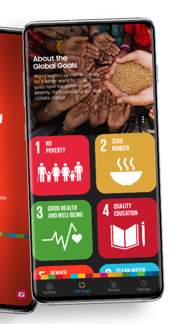 يتيح لك تطبيق سامسونج الجديد Global Goals المساهمة في تحقيق 17 هدفًا عالميًا