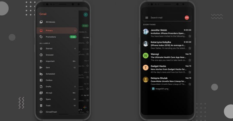 رسميًا تطبيق جيميل يأتي بالوضع المُظلم لمستخدمي أندرويد و iOS