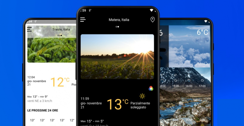 Weather: أحد تطبيقات الطقس الجديدة على متجر جوجل بلاي