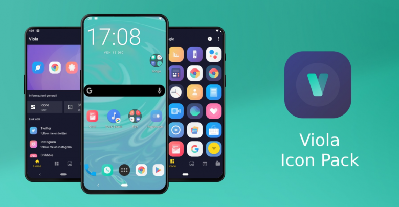 مع تطبيق Viola icon pack سيحصل هاتفك الأندرويد على مظهر نظام iOS