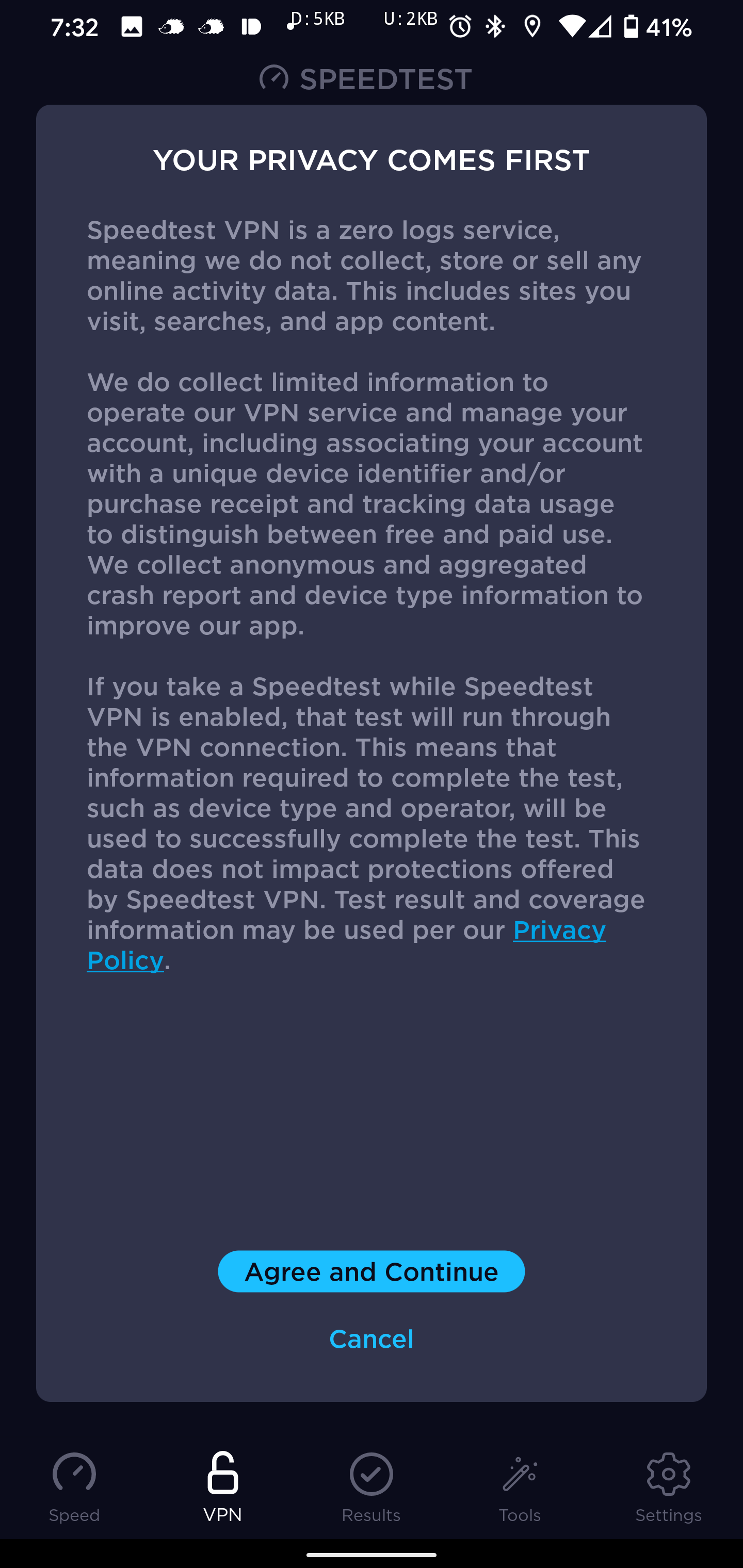 تطبيق Speedtest يأتي الآن بخدمة VPN على أندرويد و iOS
