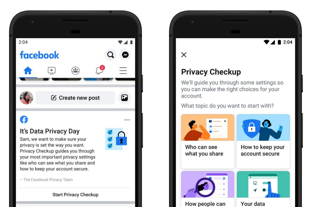 فيس بوك ستبدأ بالطلب من كافة مستخدميها التحقق من إعدادات الخصوصية