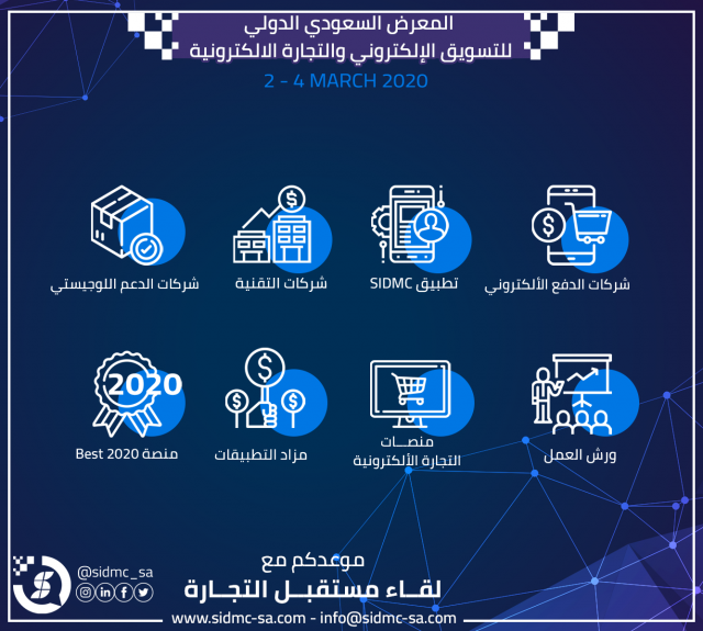 ملتقى التجارة الإلكترونية والتسويق الإلكتروني الأكبر في المملكة العربية السعودية ينطلق قريبًا