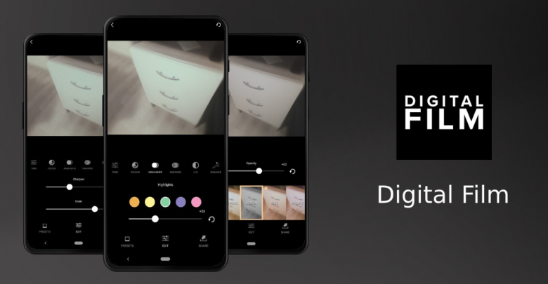 جديد التطبيقات: Digital Film محرر صور مناسب لجميع المستخدمين