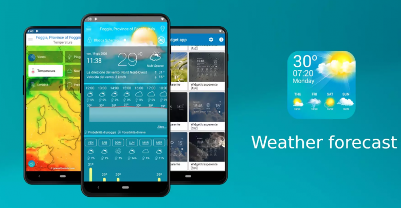 جديد التطبيقات: Weather forecast لعرض توقعات الطقس وأكثر