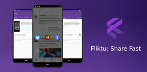 يعمل تطبيق Fliktu على تحسين قائمة مشاركة أندرويد الافتراضية