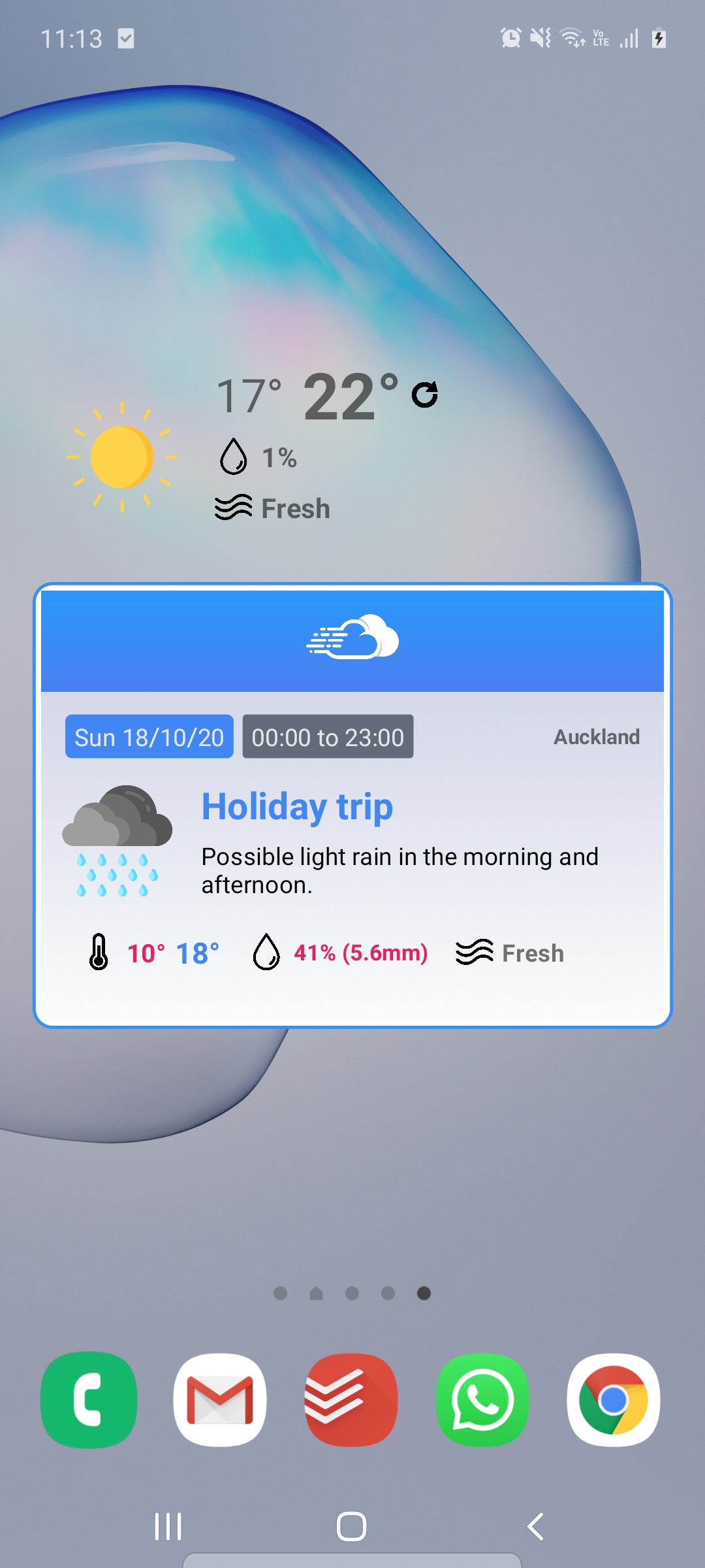 Sky Weatherman هو تطبيق طقس جديد متاح فقط على نظام Android