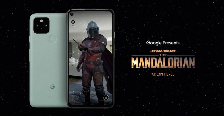 جوجل تقدم تجربة Mandalorian AR "حرب النجوم" فقط على هواتف 5G محددة