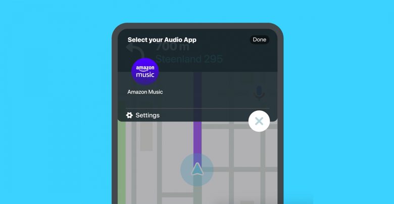 تتكامل خدمة أمازون ميوزيك الآن مع خدمة التنقل Waze