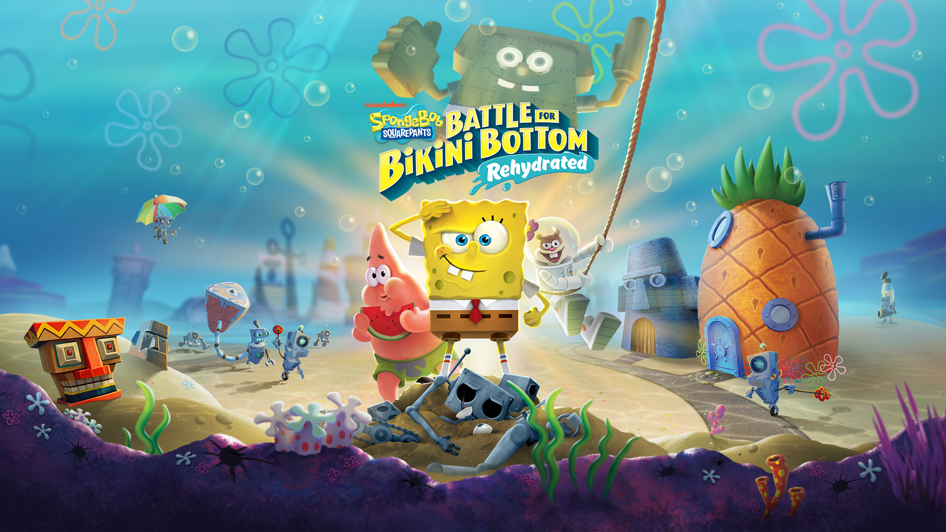 صورة رسيمًا لعبة SpongeBob SquarePants متاحة الآن على أندرويد و iOS
