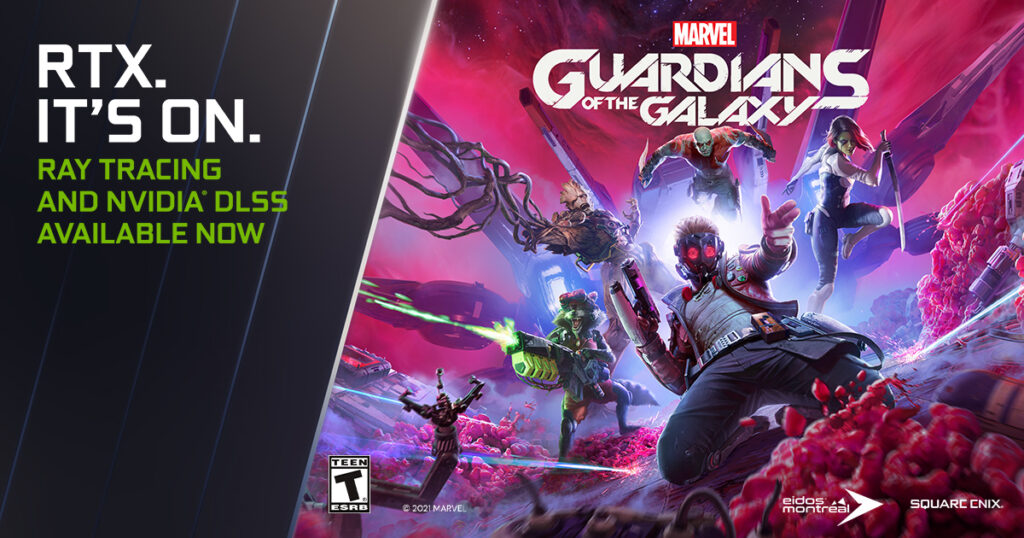 لاعبوا GeForce جاهزون للعب "Marvel’s Guardians of the Galaxy" مع تقنيات DLSS وتتبع الأشعة من إنفيديا
