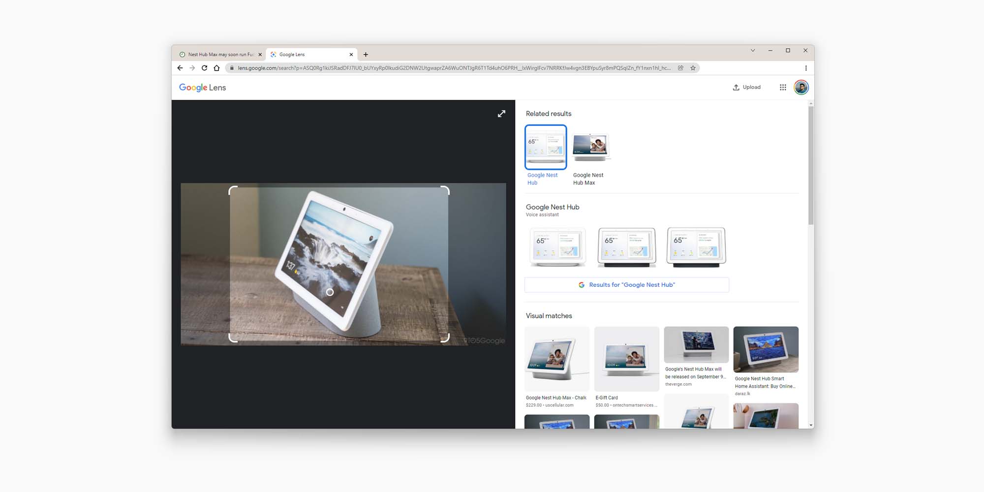 Google Lens على سطح المكتب يمكنها الآن نسخ النص وترجمته وفتح بحث الصور