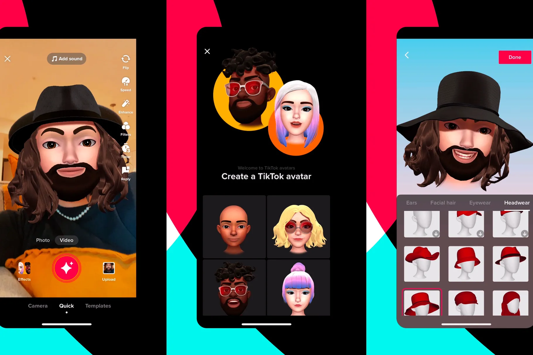 تطلق TikTok صورًا رمزية مخصصة لمنافسة Snapchat's Bitmoji و Memoji من آبل