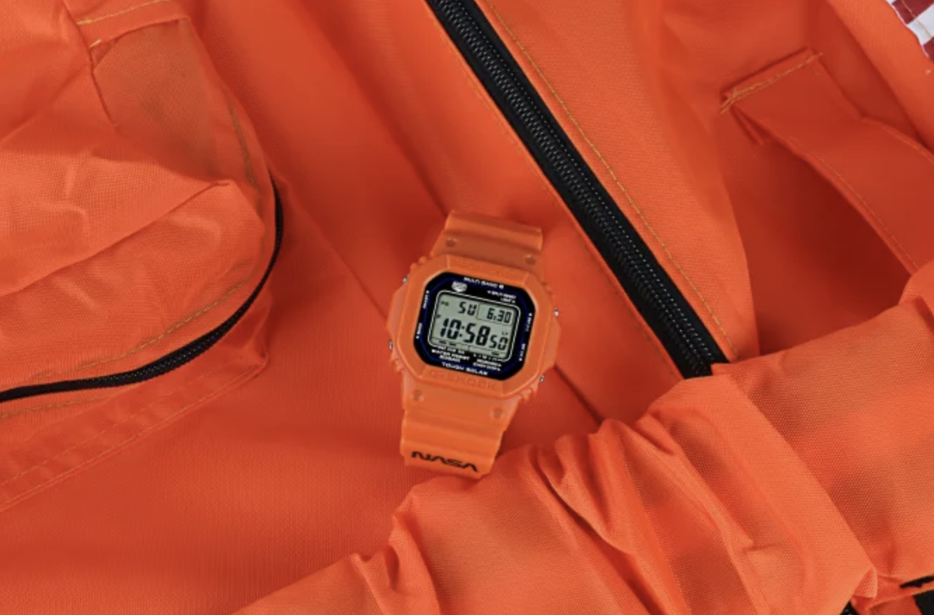 كاسيو تطلق ساعة G-Shock جديدة مستوحاة من بدلات الفضاء البرتقالية التابعة لناسا